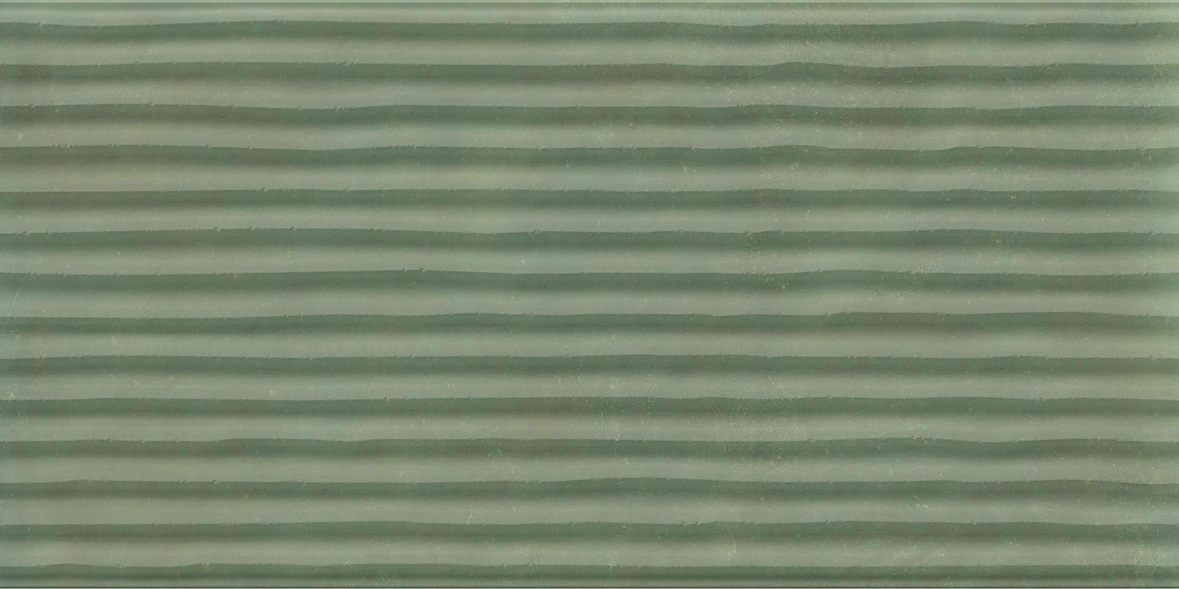 Oasis Jade 12"x24" Fluted Deco | Glazed Porcelain | Wall Decorative