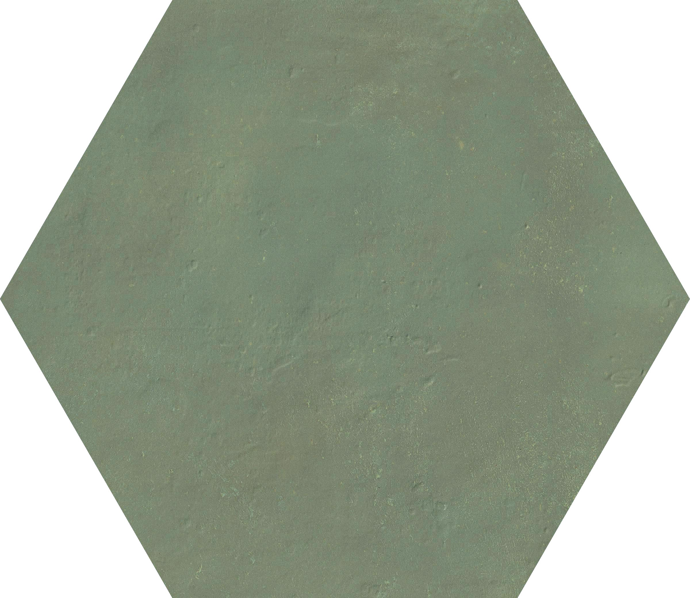 Oasis Jade Matte 10"x10" Hexagon | Glazed Porcelain | Floor/Wall