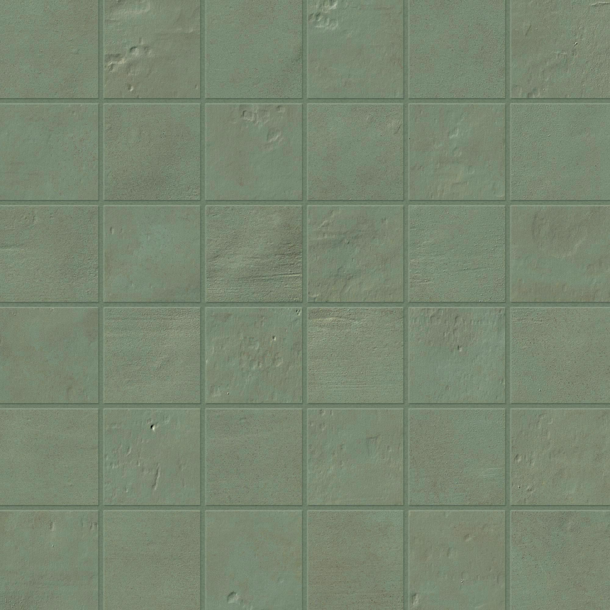 Oasis Jade Matte 2"x2" Mosaic | Glazed Porcelain | Floor/Wall Mosaic