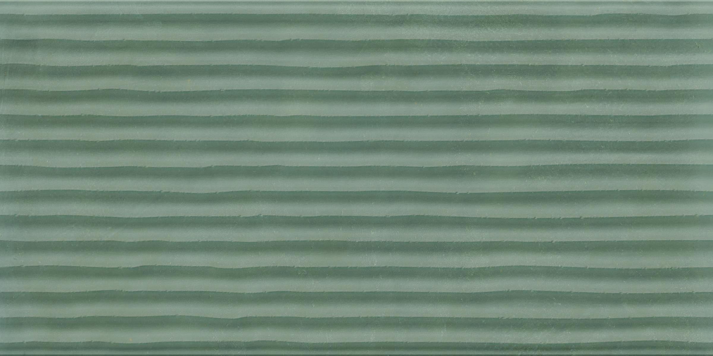 Oasis Marine 12"x24" Fluted Deco | Glazed Porcelain | Wall Decorative