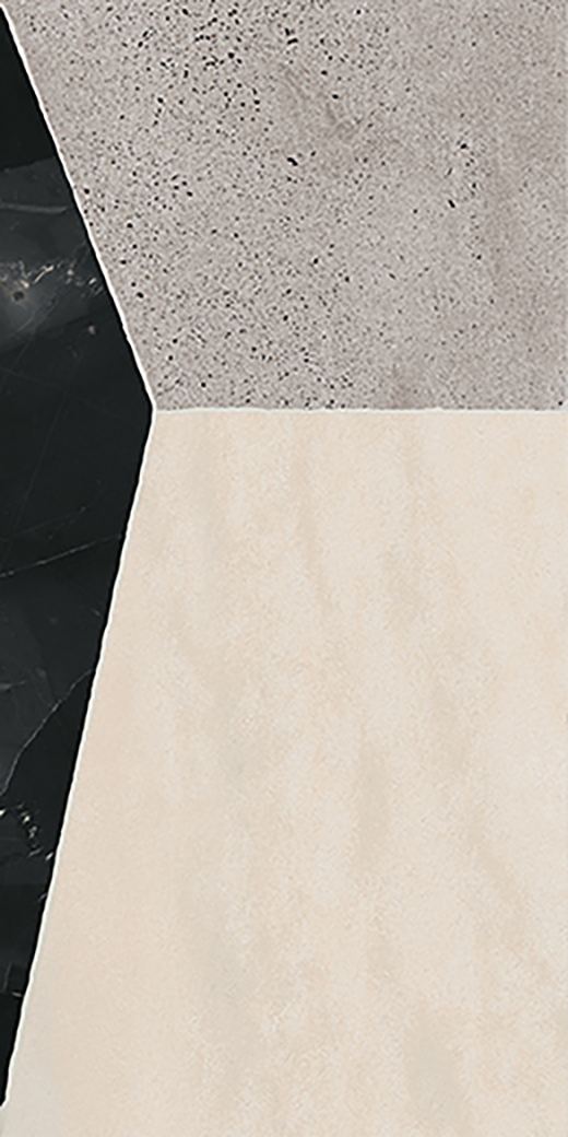 Odyssey Nero Fondo Polished 30"X60" Nero Fiomood Deco | Color Body Porcelain | Floor/Wall Decorative