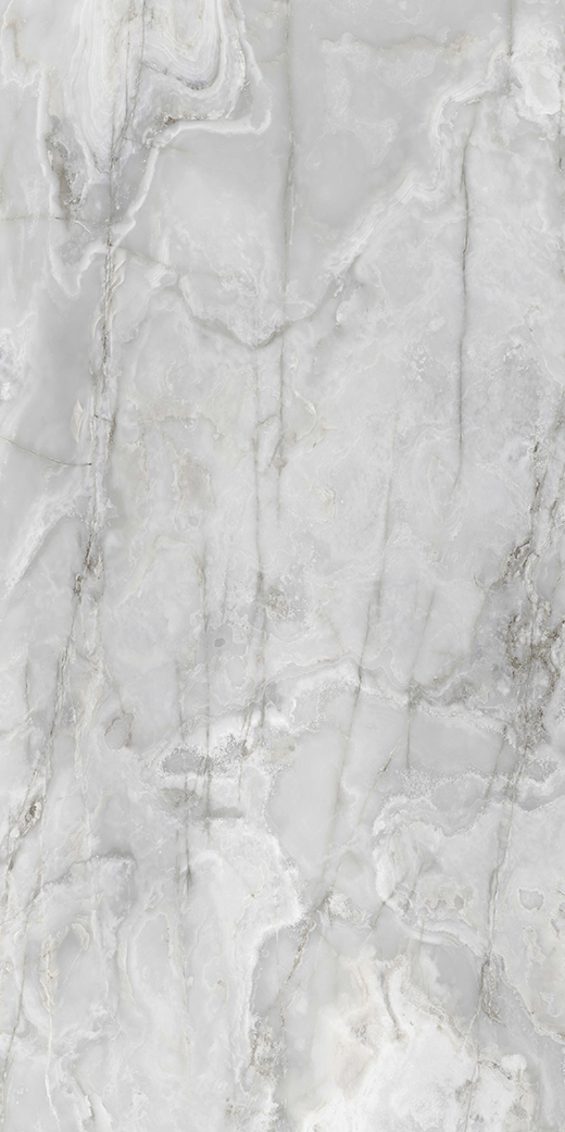 Oracle Collection Slabs Silver Onyx Polished 48"x95 | Through Body Porcelain | Slab