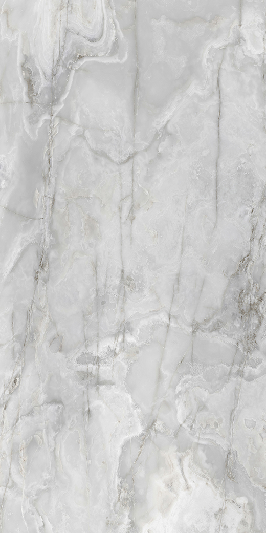 Oracle Collection Slabs Silver Onyx Satin 48"x95 | Through Body Porcelain | Slab