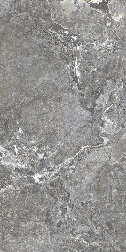 Oracle Collection Slabs Silver Poryphery Structured 48"x95 | Through Body Porcelain | Slab