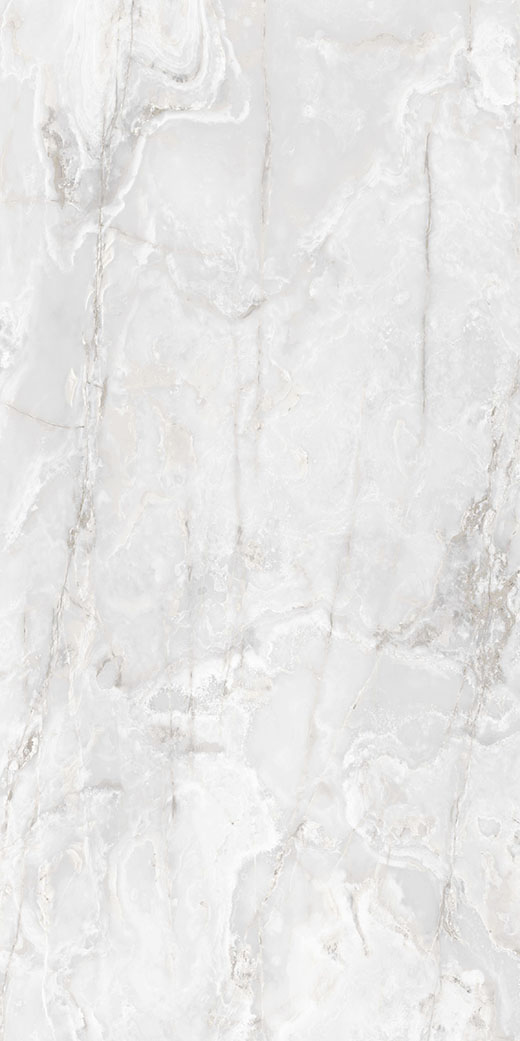 Oracle Collection Slabs White Onyx Satin 48"x95 | Through Body Porcelain | Slab
