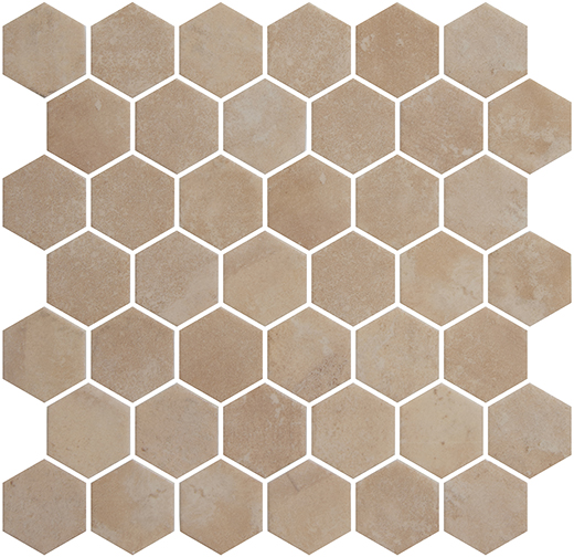 Otani Duna Matte 2" Hexagon Mosaic | Glass | Floor/Wall Mosaic