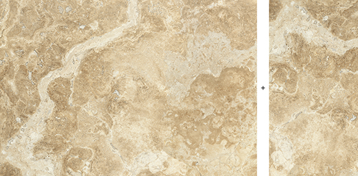 Outback Pavers Travertine Cross Cut Cream Anti-Slip 24"x36" & 12"x24" Mix | Porcelain | Outdoor Paver