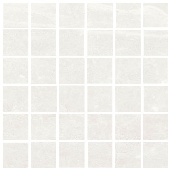 Outlet Adapt White Matte 2"x2 | Porcelain | Floor/Wall Mosaic