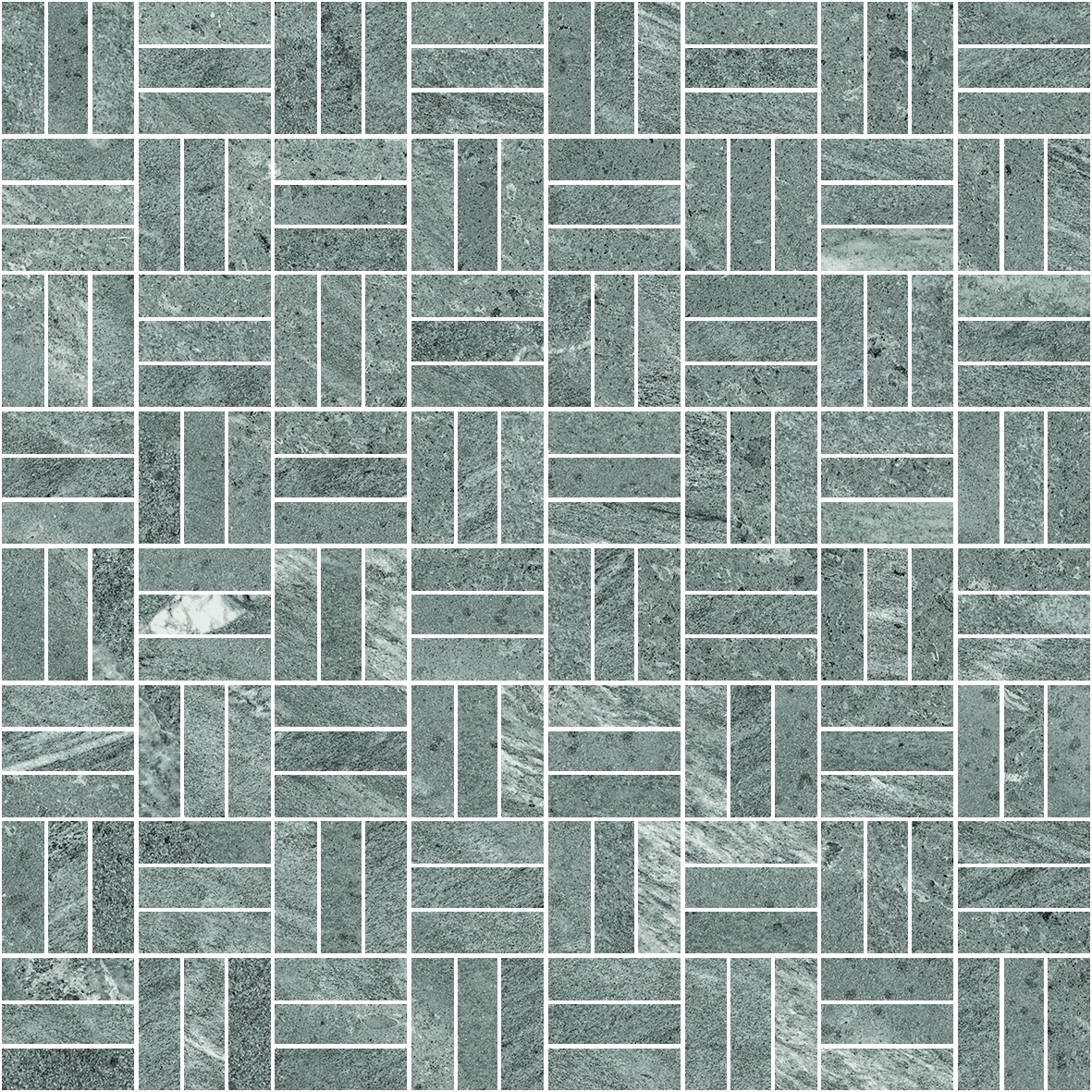 Outlet Atmosphere Black Matte/Polished Tex Mix Mosaic | Porcelain | Floor/Wall Mosaic