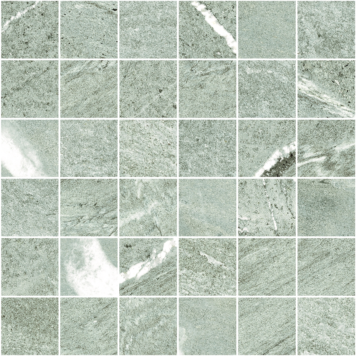 Outlet Atmosphere Grey Polished 2"x2" | Porcelain | Floor/Wall Mosaic