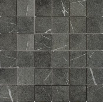 Outlet Aura Pietra Grey Matte 2"x2 | Porcelain | Floor/Wall Mosaic