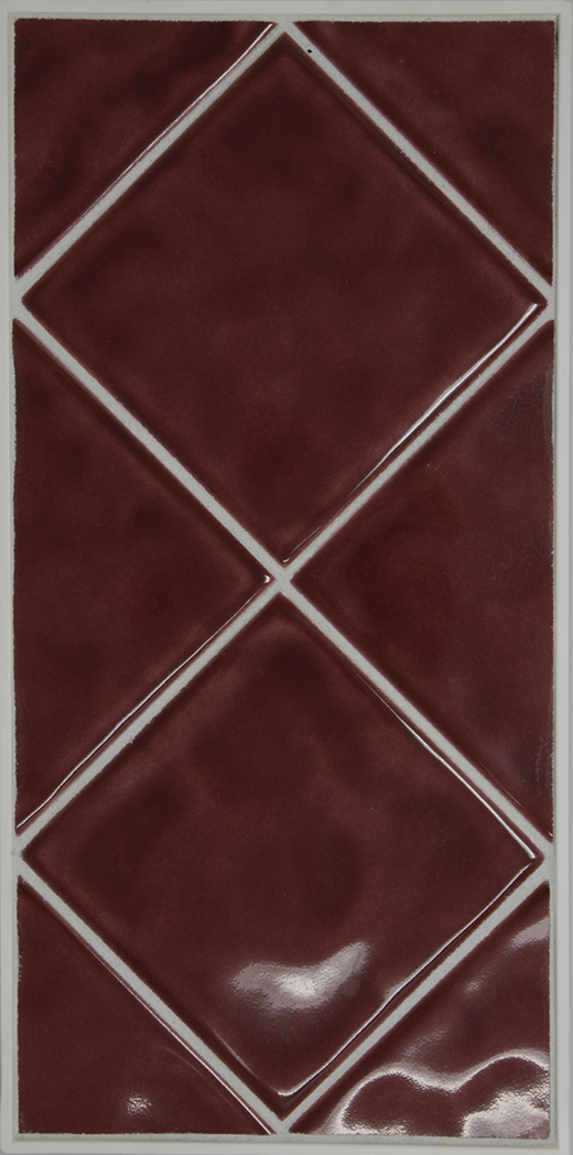 Outlet Baiachia Bordeaux Glossy 4"x4" | Glazed Porcelain | Wall Tile