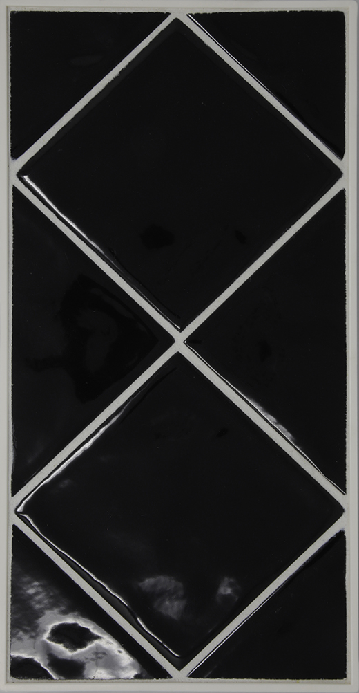 Outlet Baiachia Nero Glossy 4"x4" | Glazed Porcelain | Wall Tile