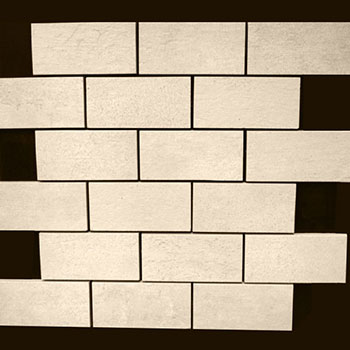 Outlet Cemento B - Outlet Natural 2"X4" Brick Mosaic | Through Body Porcelain | Floor/Wall Mosaic