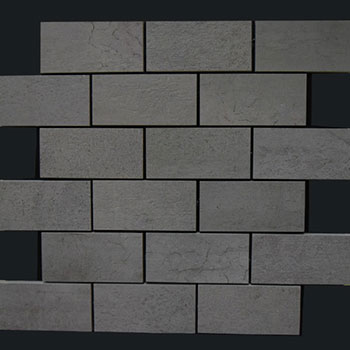 Outlet Cemento DG - Outlet Natural 2"X4" Brick Mosaic | Through Body Porcelain | Floor/Wall Mosaic