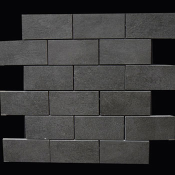 Outlet Cemento N - Outlet Natural 2"X4" Brick Mosaic | Through Body Porcelain | Floor/Wall Mosaic