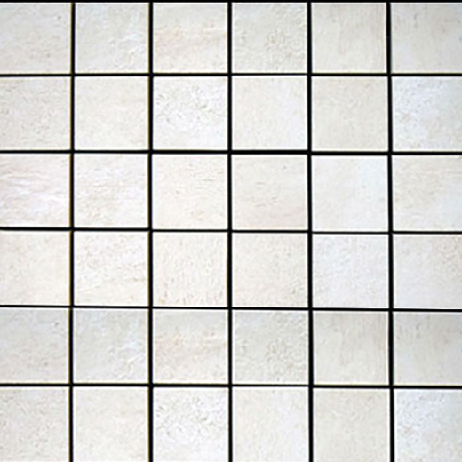 Outlet Cemento W - Outlet Natural 2"X2" Mosaic | Through Body Porcelain | Floor/Wall Mosaic