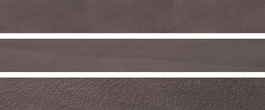 Outlet Encounter Mud - Outlet Mixed 3"x24" Listello Mud | Color Body Porcelain | Floor/Wall Decorative