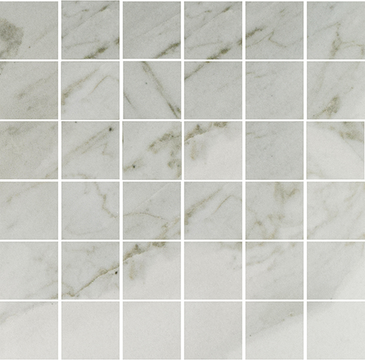 Outlet Expectation White - Outlet Natural 2"x2" Mosaic | Glazed Porcelain | Mosaic