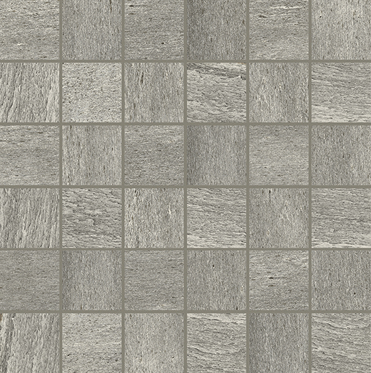 Outlet Facade Grey - Outlet Natural 2"x2" Mosaic | Unglazed Porcelain | Mosaic