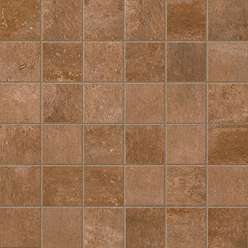 Outlet Lexington Red Matte 2"X2"  Mosaic (12"X12" sheet) | Porcelain | Floor/Wall Mosaic