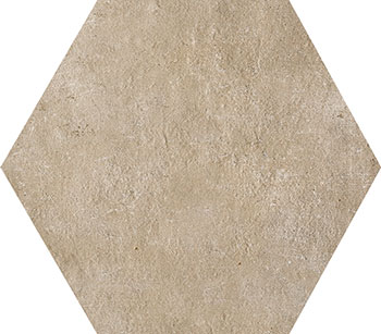 Outlet Lexington Taupe Matte 16"X14" Hexagon | Porcelain | Floor/Wall Tile