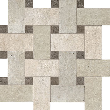 Outlet Lexington White Matte 12"X12" Basketweave Mosaic | Porcelain | Floor/Wall Mosaic