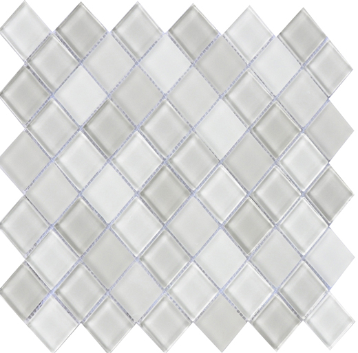 Outlet Lightstream Breath - Outlet Mixed Rhombus Mosaic | Glass | Wall Mosaic