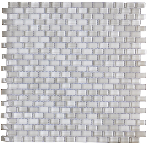 Outlet Lightstream Breeze - Outlet Mixed Brick Blend Mosaic | Glass | Wall Mosaic