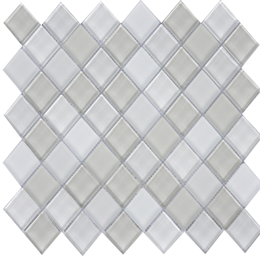 Outlet Lightstream Breeze - Outlet Mixed Rhombus Mosaic | Glass | Wall Mosaic