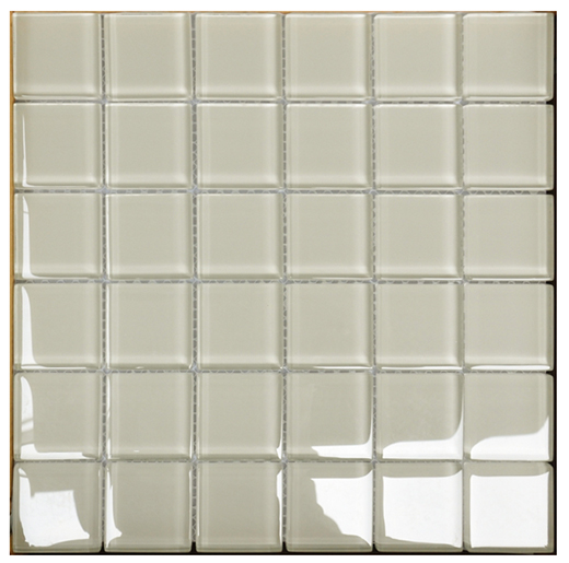 Outlet Lightstream Fog - Outlet Glossy 2"X2" Mosaic | Glass | Wall Mosaic
