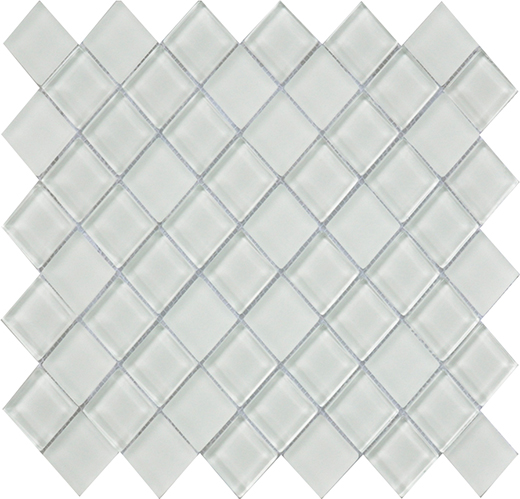 Outlet Lightstream Mist - Outlet Mixed Rhombus Mosaic | Glass | Wall Mosaic