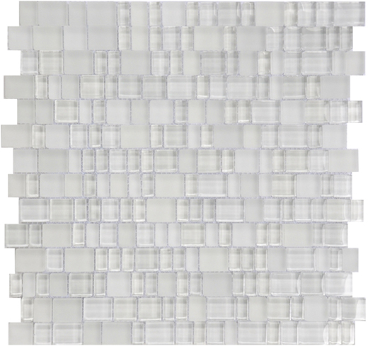 Outlet Lightstream Smoke - Outlet Mixed Karma Mosaic | Glass | Wall Mosaic