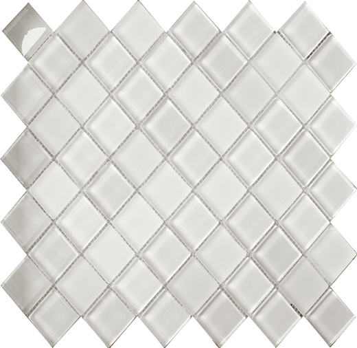 Outlet Lightstream Smoke - Outlet Mixed Rhombus Mosaic | Glass | Wall Mosaic