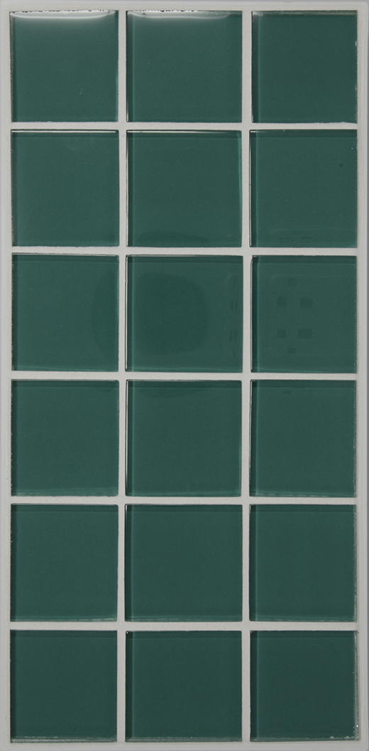 M SERIES 2X2 MOSAIC GREEN | Glass | Wall Mosaic