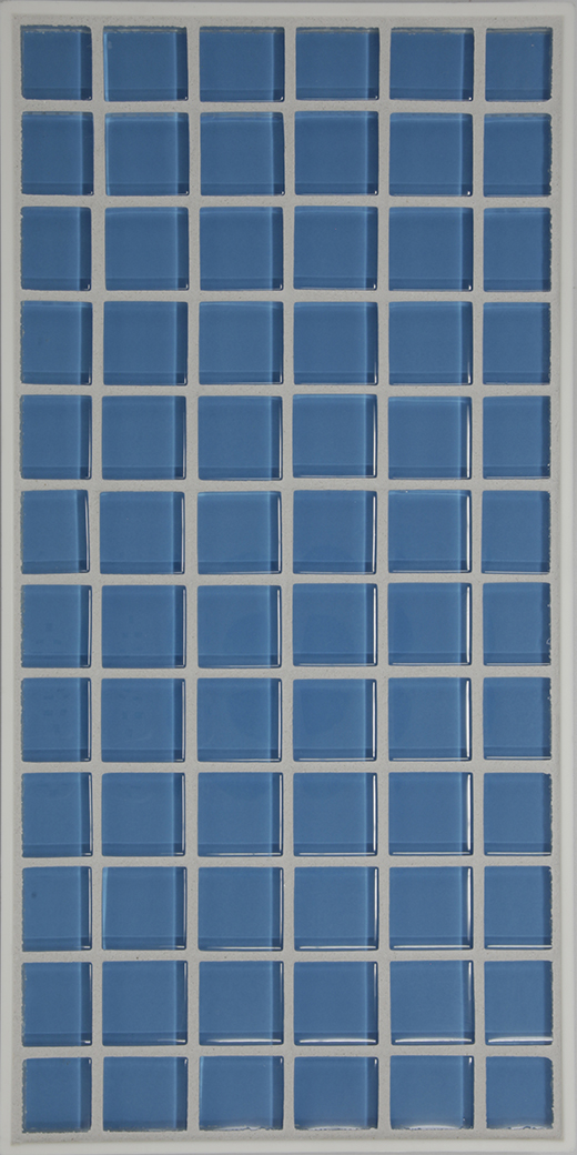 M SERIES 1X1 MOSAIC LT BLUE | Glass | Wall Mosaic