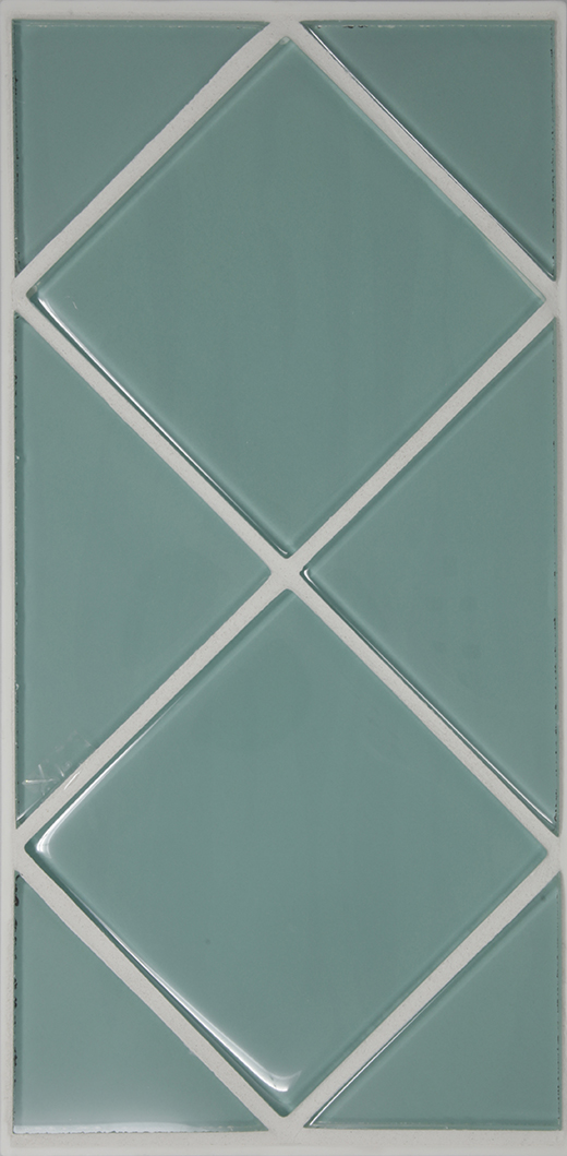 M SERIES 4X4 WALL MINT GREEN | Glass | Wall Tile