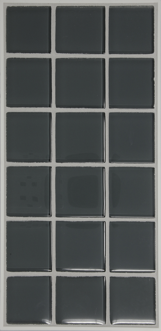 M SERIES 2X2 MOSAIC SMOKE | Glass | Wall Mosaic