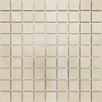 Outlet Mainstay Beige Matte 1"x1 | Porcelain | Floor/Wall Mosaic