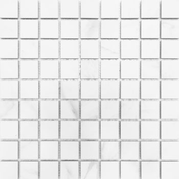 Outlet Mainstay White Matte 1"x1 | Porcelain | Floor/Wall Mosaic