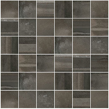 Outlet Metallica Antracite  2"x2" Mosaic | Porcelain | Floor/Wall Mosaic