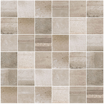 Outlet Metallica Tortora  2"x2" Mosaic | Porcelain | Floor/Wall Mosaic