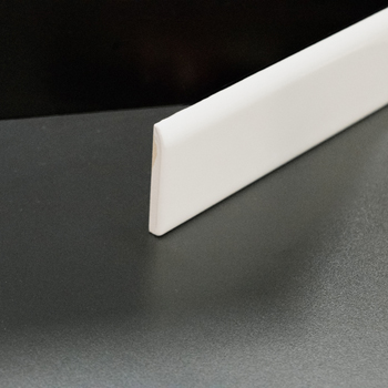 Outlet Regent White  Glossy 2"x8" Bullnose | Ceramic | Trim