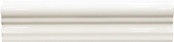 Outlet Regent White  Glossy 2"x8" Torelo | Ceramic | Trim