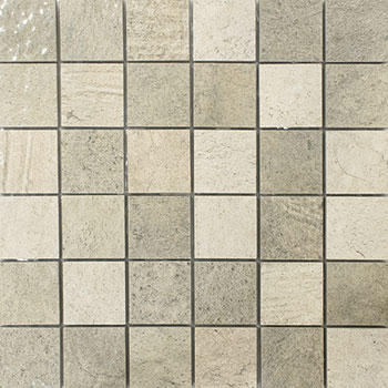 Outlet Sorrento Beige - Outlet Natural 2"x2" Blended Mosaic | Glazed Porcelain | Floor/Wall Mosaic