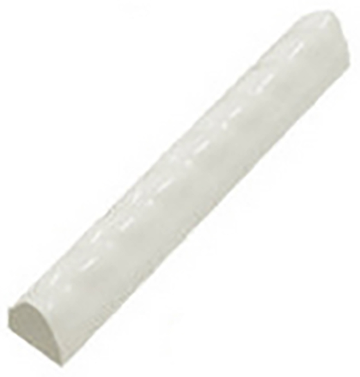 Outlet TCC Snow White - Outlet Glossy 5/8"x6" Rope Pencil | Ceramic | Trim