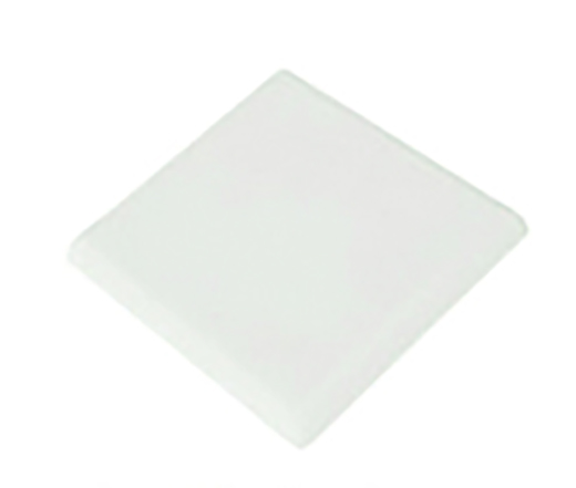Outlet TCC Snow White - Outlet Glossy 3"x6" Outcorner Left | Ceramic | Trim