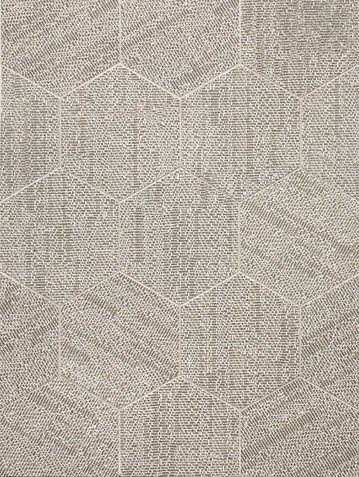 Outlet Textile Ecru Matte 6" Hexagon | Porcelain | Floor/Wall Tile