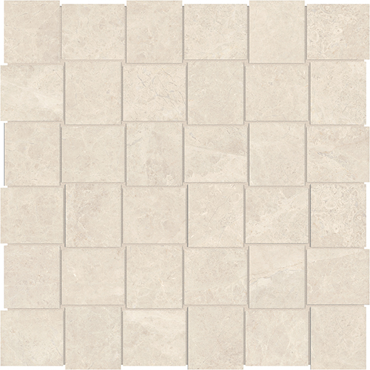 Oxford Allure Ivory Polished 2"x2" Basketweave | Glazed Porcelain | Floor/Wall Mosaic