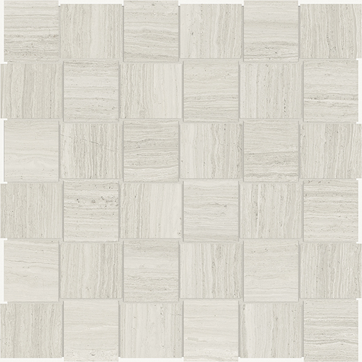 Oxford Strada Ash Polished 2"x2" Basketweave | Glazed Porcelain | Floor/Wall Mosaic